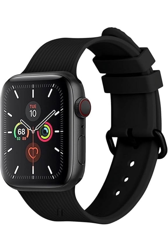 Curve Strap – Water-Resistant Sport Band for Apple Watch 44/45/46/49mm (Black)
