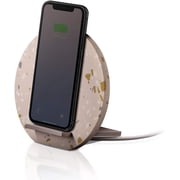 Native Union Dock Wireless Charger Terrazzo Edition - [Qi Certified] 10W Fast Charging and Versatile Stand for Wireless Devices - Compatible with iPhone 11/11 Pro/11 Pro Max/Xs/XS Max/XR/X/ Rose