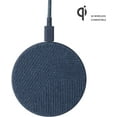 thumbnail image 1 of Native Union Drop - High Speed Wireless Charger [Qi Certified] 10W Non-Slip Fast Wireless Charging Pad - Compatible with iPhone 11/11 Pro/11 Pro Max/Xs/XS Max/XR/X/8/8 Plus (Indigo), 1 of 2