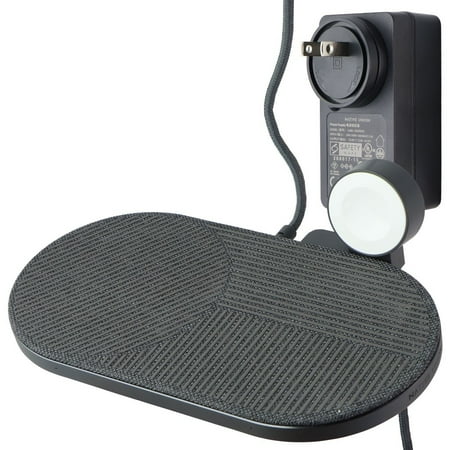 Native Union - Multi-Device Charging pad for iPhone & Qi Compatible Devices with Detachable Apple Watch Puck (Adapter Included) - SLATE