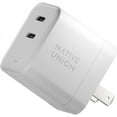 thumbnail image 1 of Native Union Fast GaN Charger PD 35W – Ultra-Compact Power Delivery Enabled USB-C US Plug (White), 1 of 9