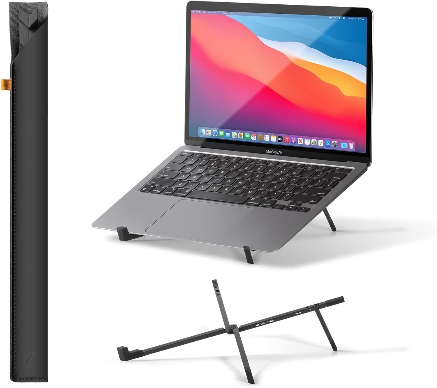 Native Union Fold Laptop Stand – Ultra-Slim Foldable & Portable Stand – for MacBooks & Tablets