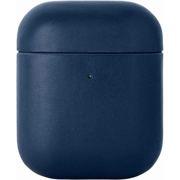 Native Union Leather Case - Wireless Charging -Compatible with AirPods Gen 1 & Gen 2 (Navy)