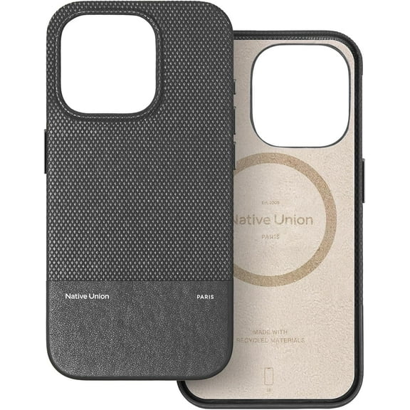 Native Union (Re)Classic Case 3.0 – 6ft Drop Protection – Compatible with iPhone 16 (Black)