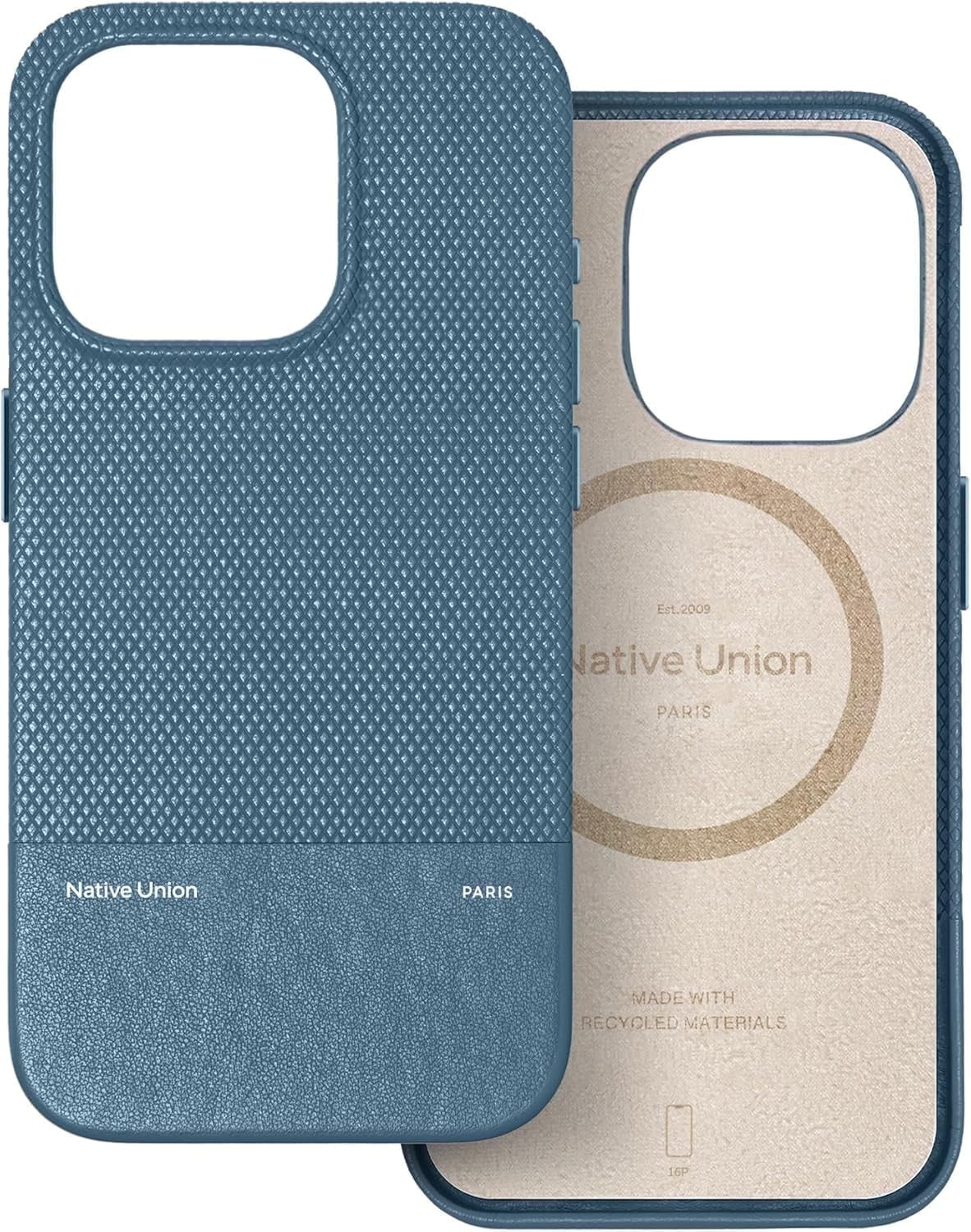 Native Union (Re)Classic Case 3.0 – 6ft Drop Protection – Compatible with iPhone 16 Pro (Navy)
