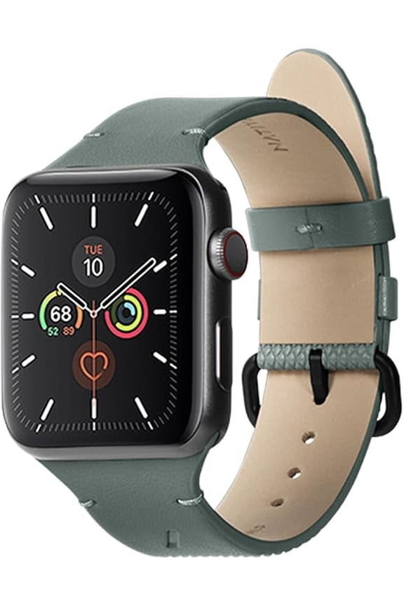 (Re)Classic Strap for Apple Watch 38/40/41/42mm – Plant-based Materials (Slate Green)