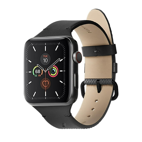 Native Union (Re)Classic Strap for Apple Watch 44/45/46/49mm – Plant-based Materials (Black)