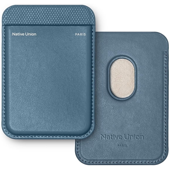 Native Union (Re)Classic Wallet | Magnetic – MagSafe Card Holder for iPhone – Stores 3 Cards (Nave)