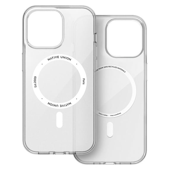 Native Union (Re)Clear Case – Transparent Anti-Yellowing MagSafe Compatible – for iPhone 14 Pro Max