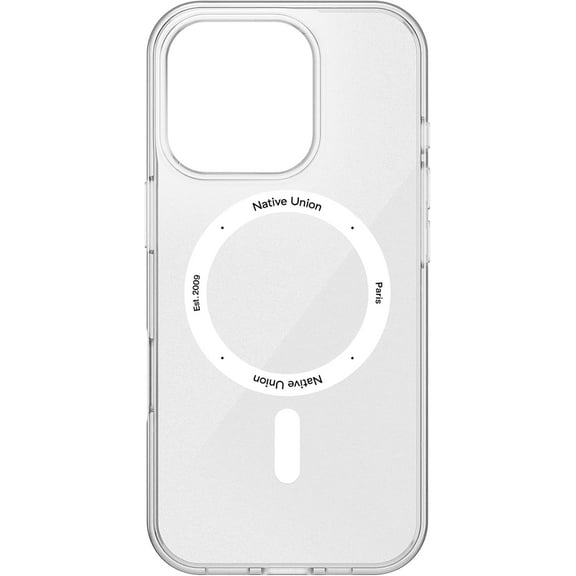Native Union (Re)Clear Case – Transparent Anti-Yellowing MagSafe Compatible – for iPhone 16 Pro