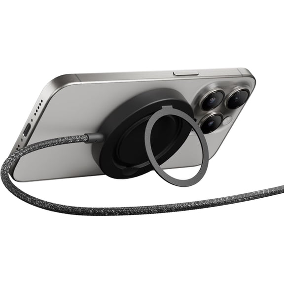 Native Union SnapStand Magnetic Wireless Charger – Fast Charging Pad & Stand for MagSafe (Black)