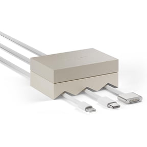 Native Union Weighter – Cable Weight/Holder Desk Accessory – Non-Slip Cable Organizer – For All Cables including USB-C & Lightning (3 Cables/Sandstone)