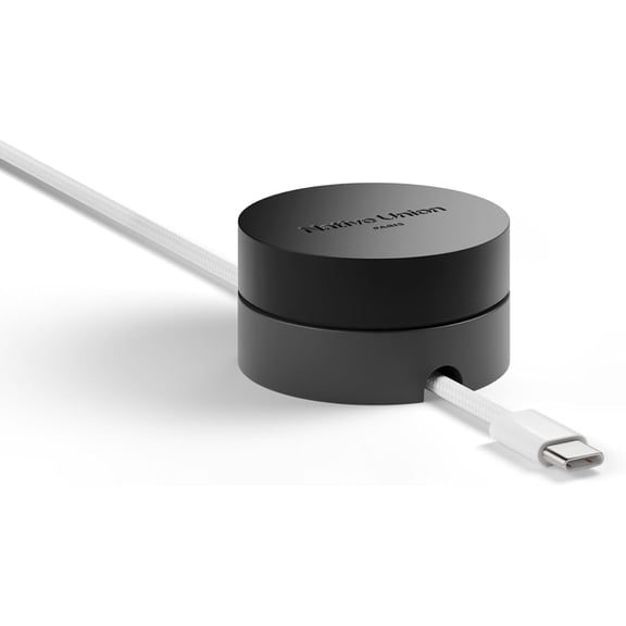 Native Union Weighter – Cable Weight/Holder Desk Accessory – Non-Slip Cable Organizer – For All Cables including USB-C & Lightning (1 Cable/Black)
