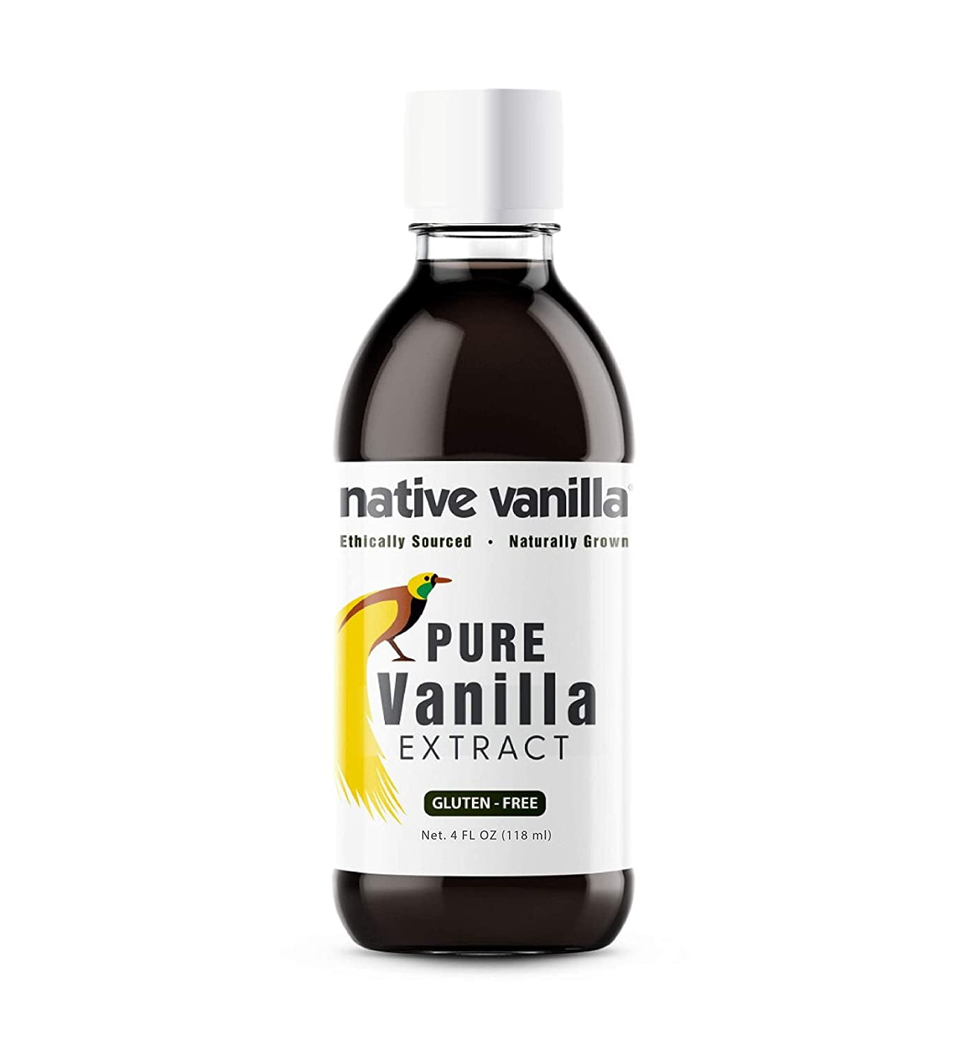 Native Vanilla - All Natural Pure Vanilla Extract, 4 Oz
