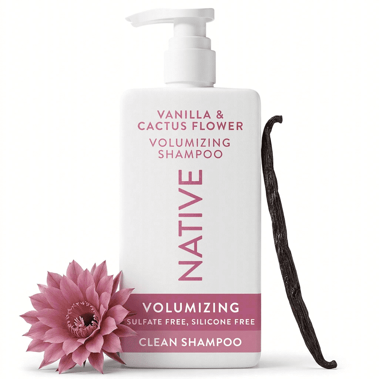 Native Sulfate-Free Shampoo, Vanilla & Cactus Flower, Volumizing