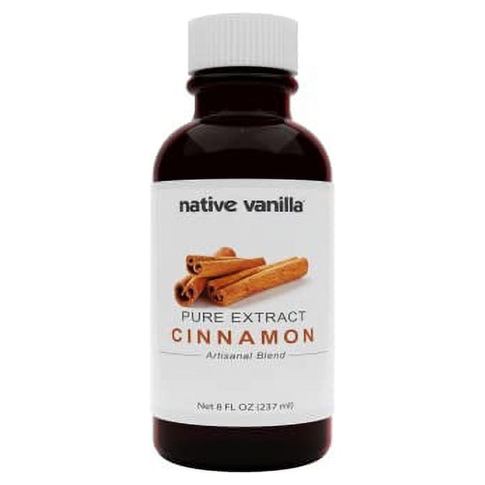 Native Vanilla Pure Cinnamon Extract 8 Fl Oz Pure Flavors and