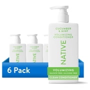 6 pack Native Volumizing Conditioner Cucumber & Mint, Sulfate & Silicone Free, 16.5 fl oz
