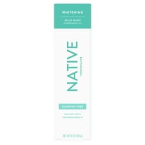 Native Whitening Wild Mint & Peppermint Oil Fluoride Free Toothpaste, 4.1 oz