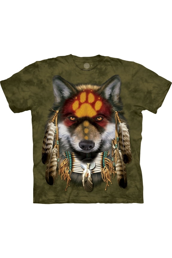 Native Wolf Spirit Classic All Over Print Unisex T-Shirt Tee Sweatshirt Hoodie Tank Top
