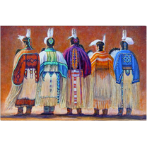 Native Woman poster 11 x 17 Inch Poster
