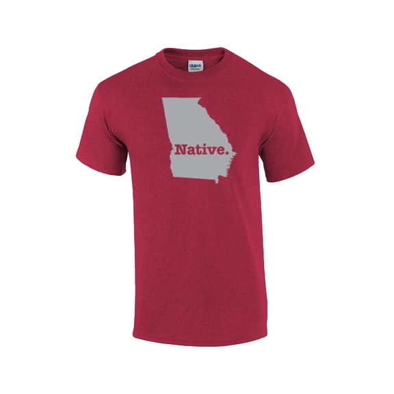 Native to Georgia Southern Short Sleeve T-shirt-Antiquecherry-Small