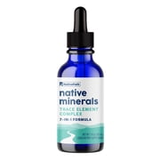 NativePath Liquid Trace Minerals Drops, Full-Spectrum Ionic Electrolyte Complex with Magnesium, Sugar-Free, 30 Servings