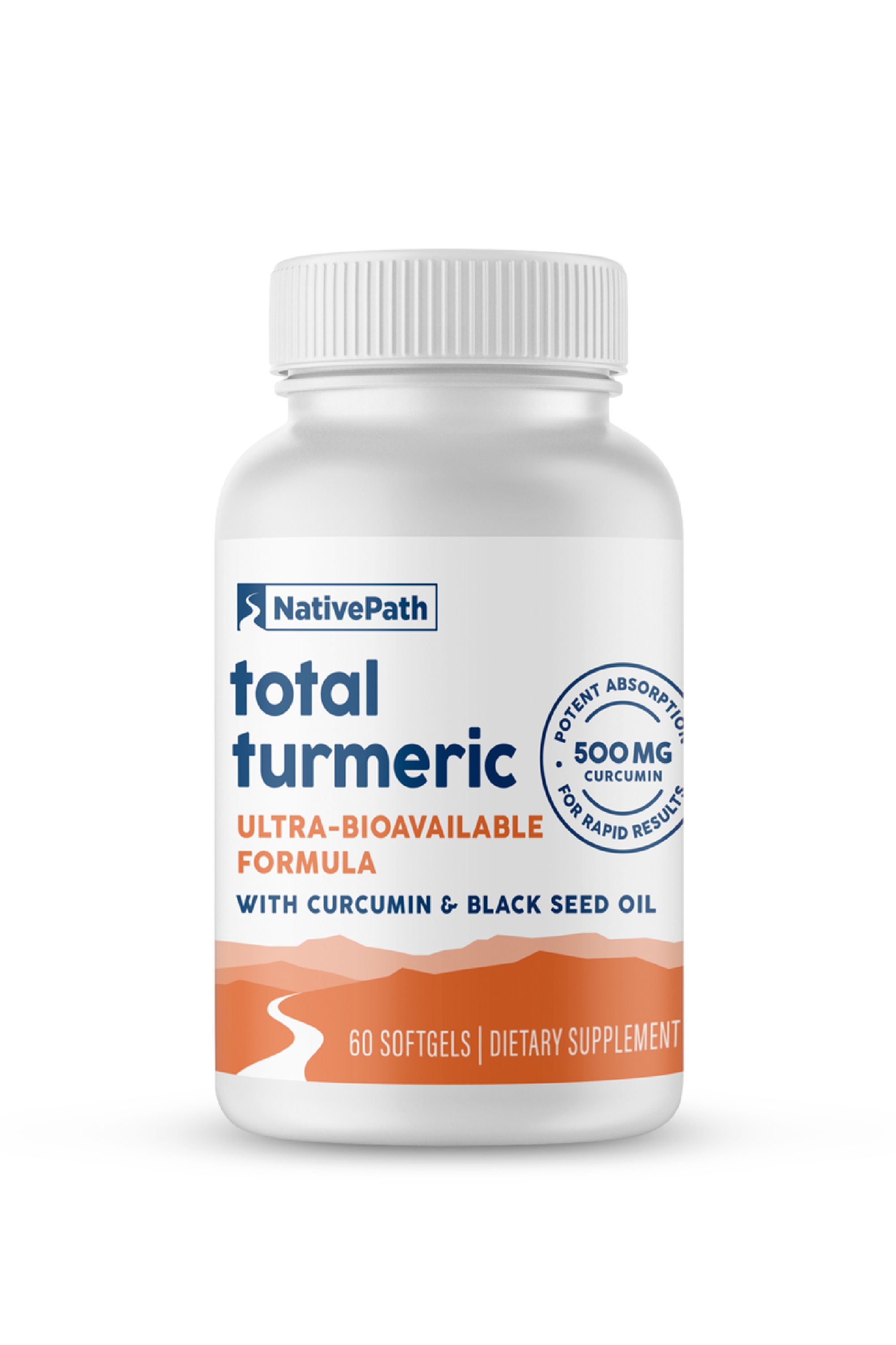NativePath Turmeric Curcumin with Black Seed Oil Joint Health and