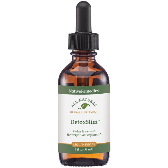 NativeRemedies DetoxSlim - All Natural Herbal Supplement for Liver Health and Toxin Release - Supports Healthy Slimming Programs - 59 mL