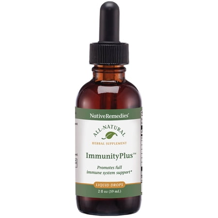 NativeRemedies ImmunityPlus - All Natural Herbal Supplement to Support Immune System Health and Functioning - 59mL