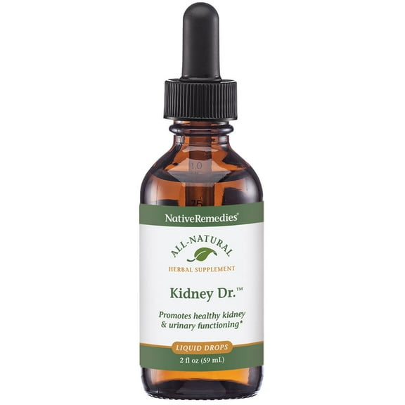 NativeRemedies Kidney Dr. - All Natural Herbal Supplement for Kidney and Urinary System Health - 59 mL
