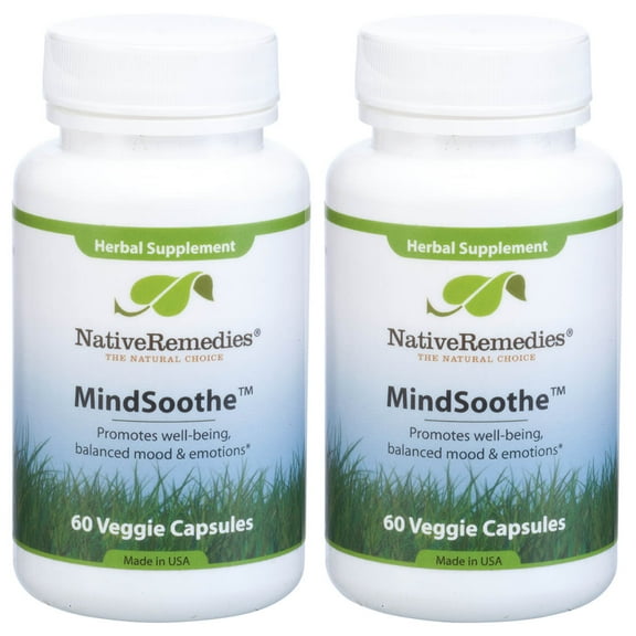 NativeRemedies MindSootheTM Veggie Cap 2 Pack