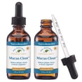 thumbnail image 1 of Native Remedies Mucus-Clear - Natural Mucus Relief & Lung Support - Clears Throat Phlegm, Sinus Pressure, Cough, & Respiratory Congestion - Fast Absorbing Liquid Drops - 4 Fl Oz, 2 Pack, 1 of 9