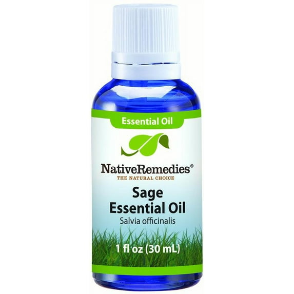NativeRemedies Sage Essential Oil, 1 Fl Oz
