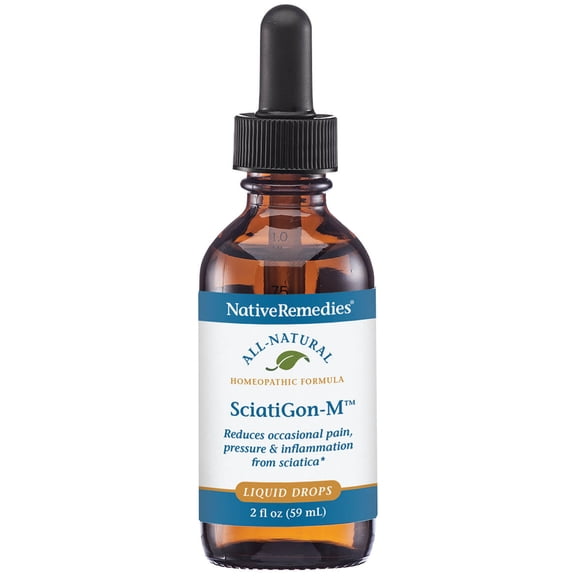NativeRemedies SciatiGon-M - Reduces the Occasional Pain, Pressure and Inflammation - 59 mL