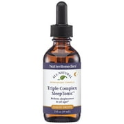 NativeRemedies Triple Complex Sleep Tonic - Relieves Mild Tension and Sleeplessness, Increases Drowsiness and Restores Healthy Sleep Patterns - 59 mL