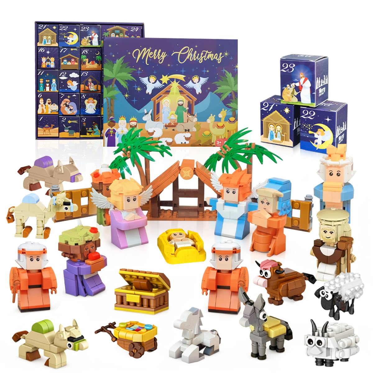 Nativity Advent Calendar 2025 for Kids Ages 6-12, 24 Days Christmas ...
