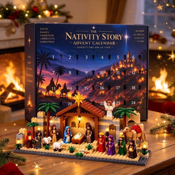Nativity Advent Calendar 2026, Christian Nativity Story Advent Calendar ...