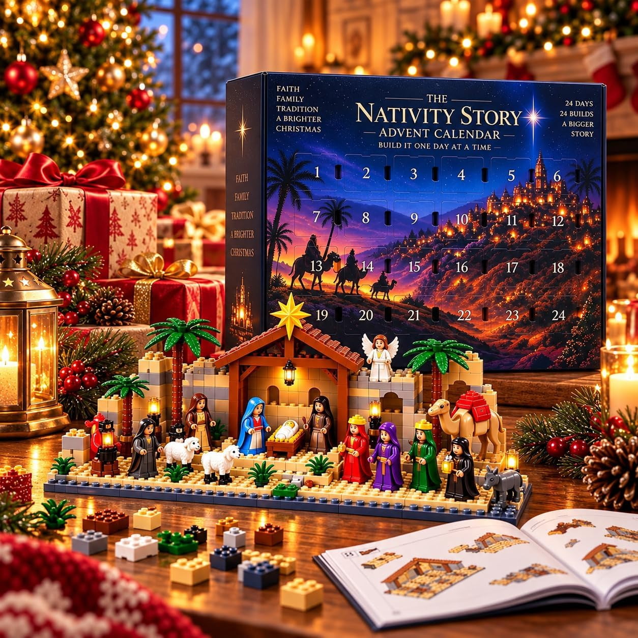 Nativity Advent Calendar 2026, Nativity Story Advent Calendar Blocks ...