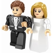 Nativity Bricks Bride & Groom Building Brick Figurines, Set of 2