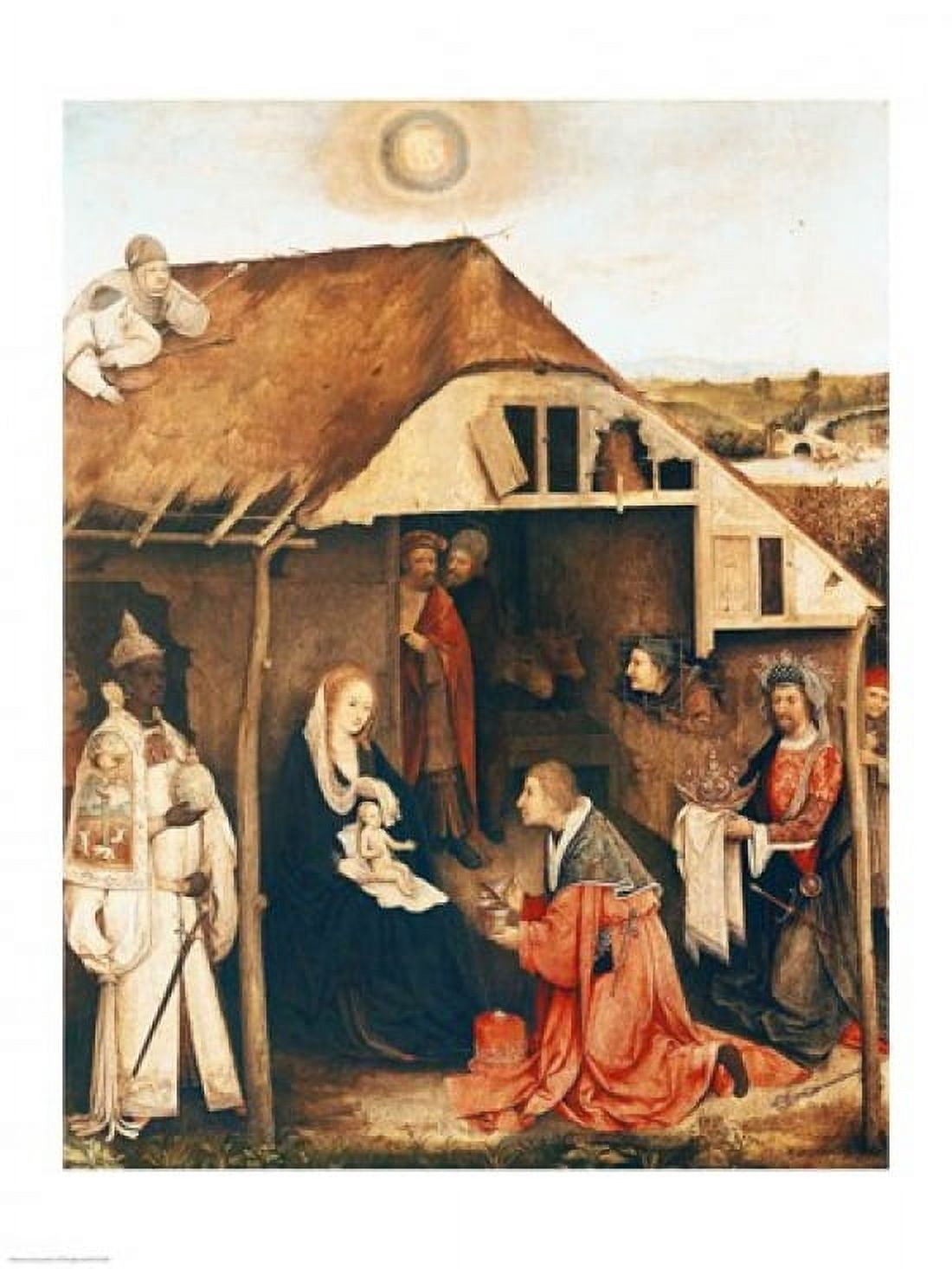 Nativity Canvas Art - Hieronymus Bosch (18 x 24)