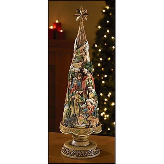 Nativity Christmas Tree Figurine