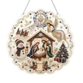 thumbnail image 1 of Nativity Diamond Art Sun Catcher for Christmas Decorations, 2D Acrylic Vintage Pearl Art Pendant for Window and Xmas Tree, Holiday Party Hanging Decoration, Christmas Gift, 7.87 Inch, 1 of 7