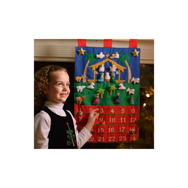Nativity Fabric Advent Calendar (Countdown to Christmas)