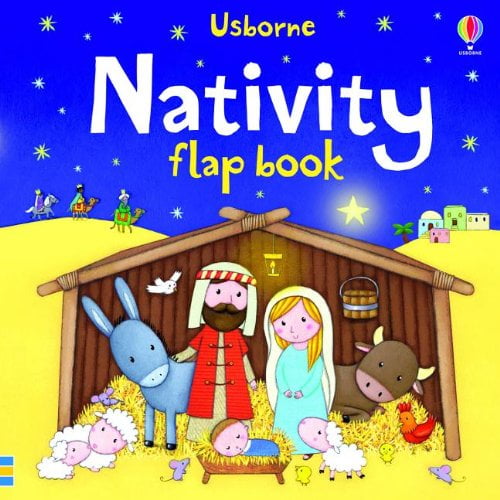 Pre-Owned Nativity Flap Book (Usborne Flap Book) by Sam Taplin (Board Book)