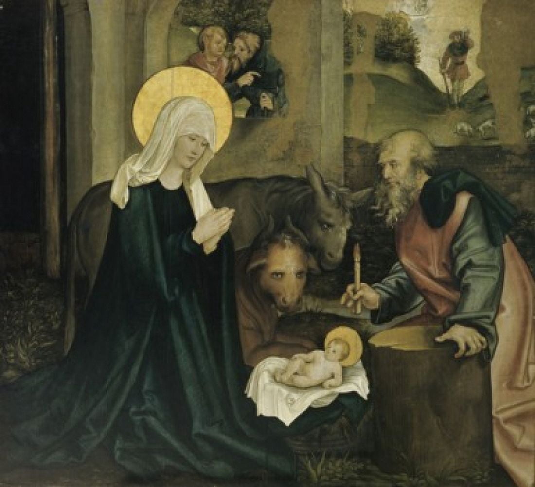 Nativity Hans Leonhard Schaufelein (c 1480-15381540 German) Canvas Art - Hans Leonhard Schaufelein (18 x 24)