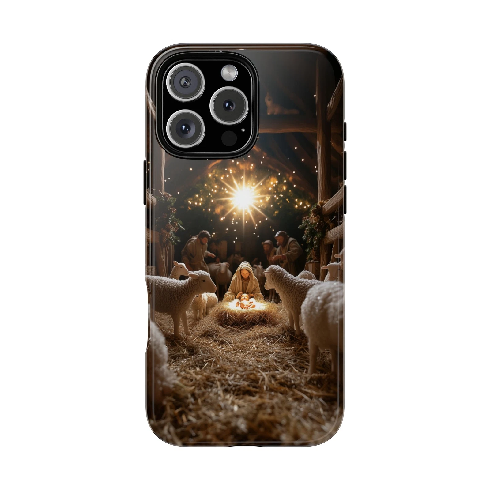 Nativity Jesus Christ Manger Scene H842 Premium Durable Case for iPhone ...
