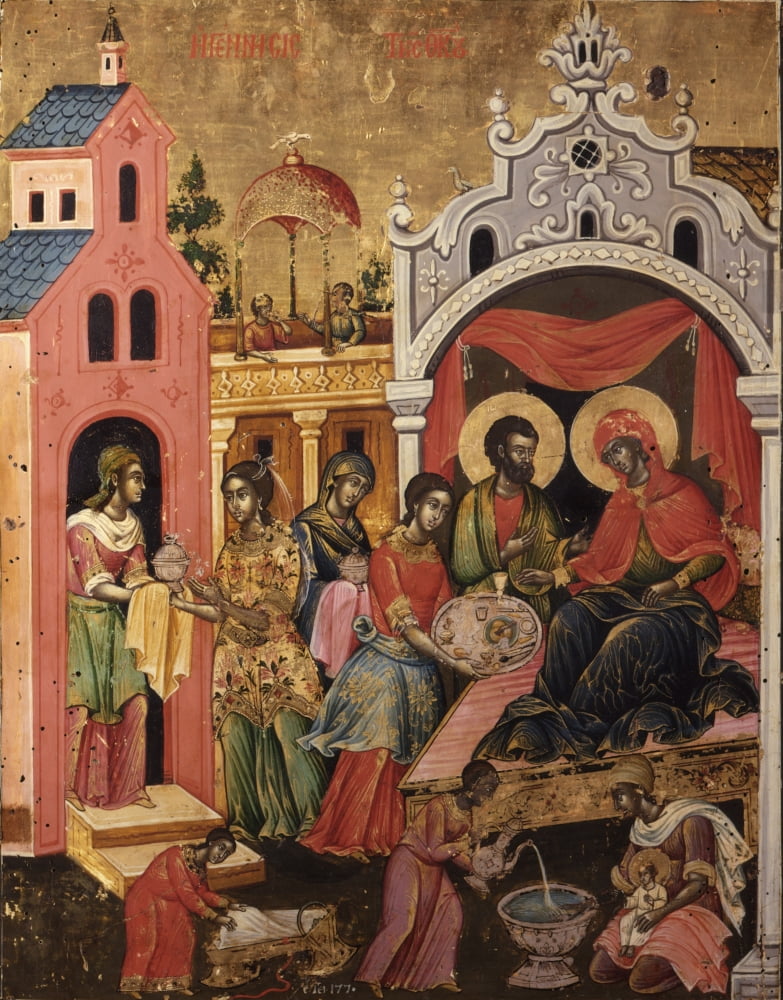 Nativity Of The Virgin Canvas Art - (18 x 24)
