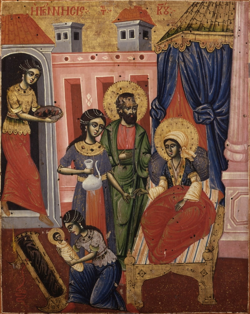 Nativity Of The Virgin Canvas Art - (24 x 36)