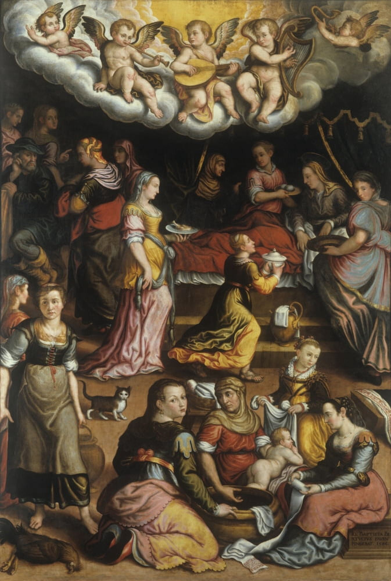 Nativity Of Virgin Mary Canvas Art - (24 x 36)