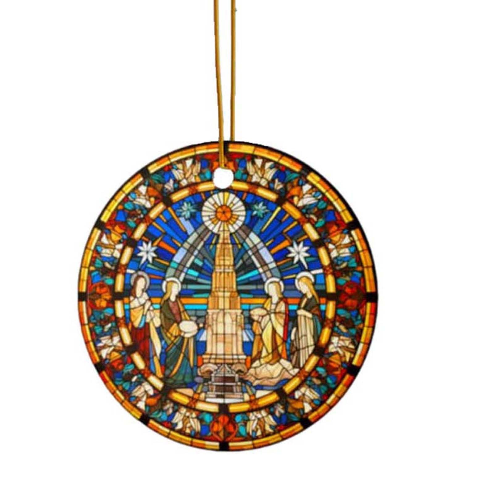 Nativity Ornaments for Christmas Tree Religious Christian Gifts for